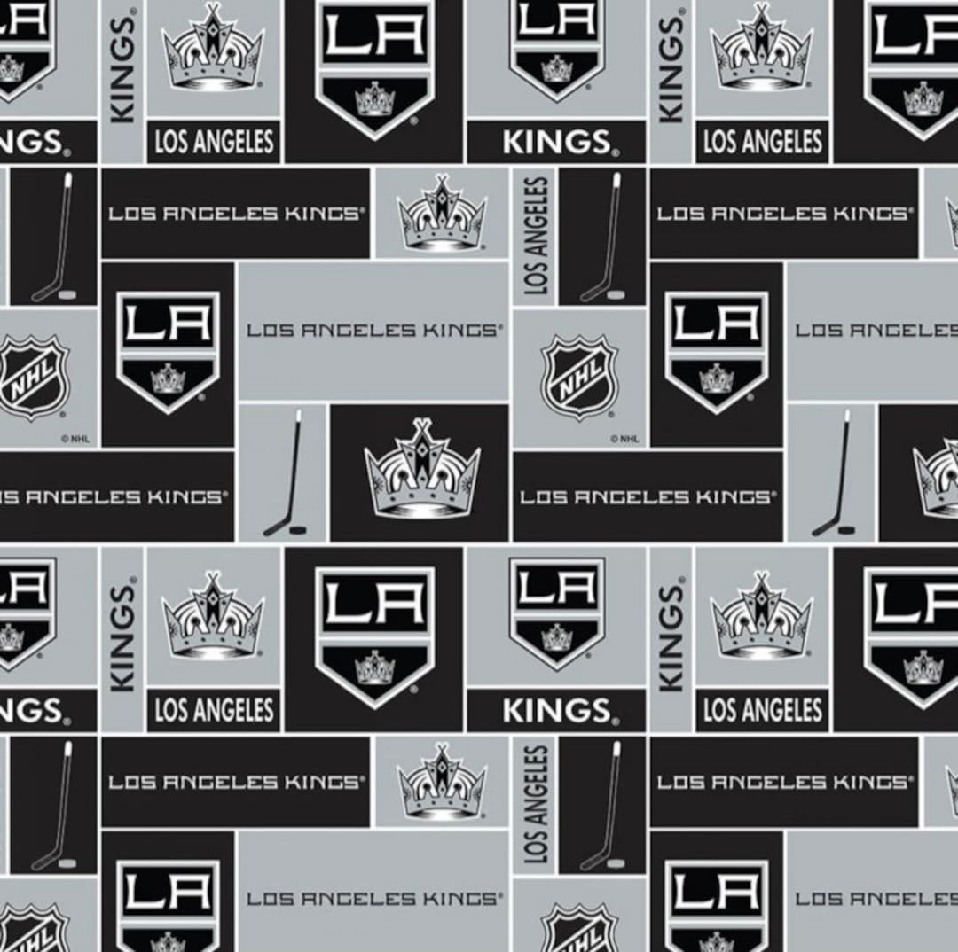 NHL Los Angeles Kings Cotton Fabric - Etsy