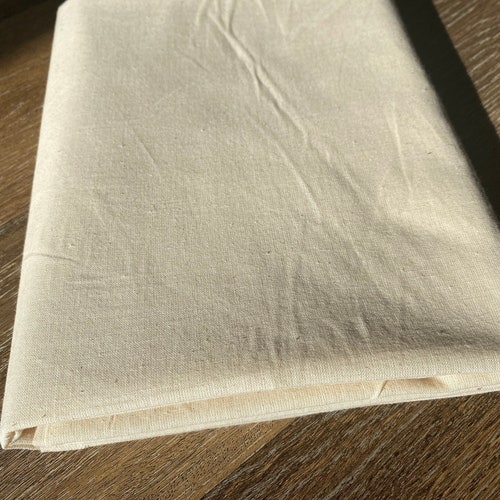 Natural Unbleached Cotton Muslin Fabric 60 Wide Sold - Etsy