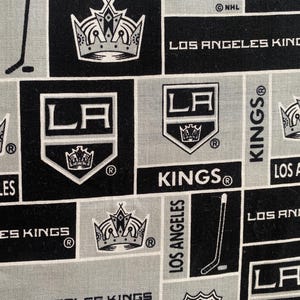 NHL Cotton LA Los Angles Kings Fabric