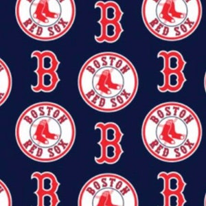 MLB Cotton Boston Red Sox Fabric