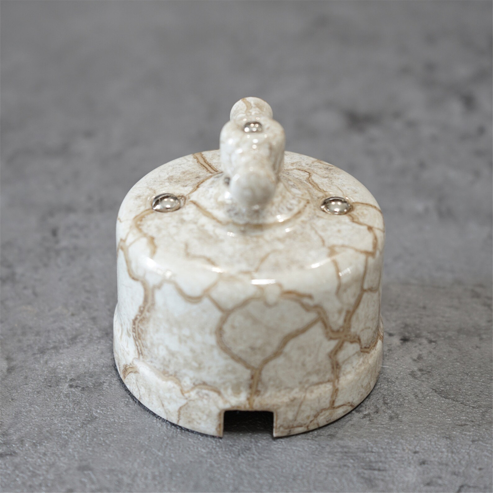 Rotary Vintage Porcelain Light Switch With Commutator Function - Etsy