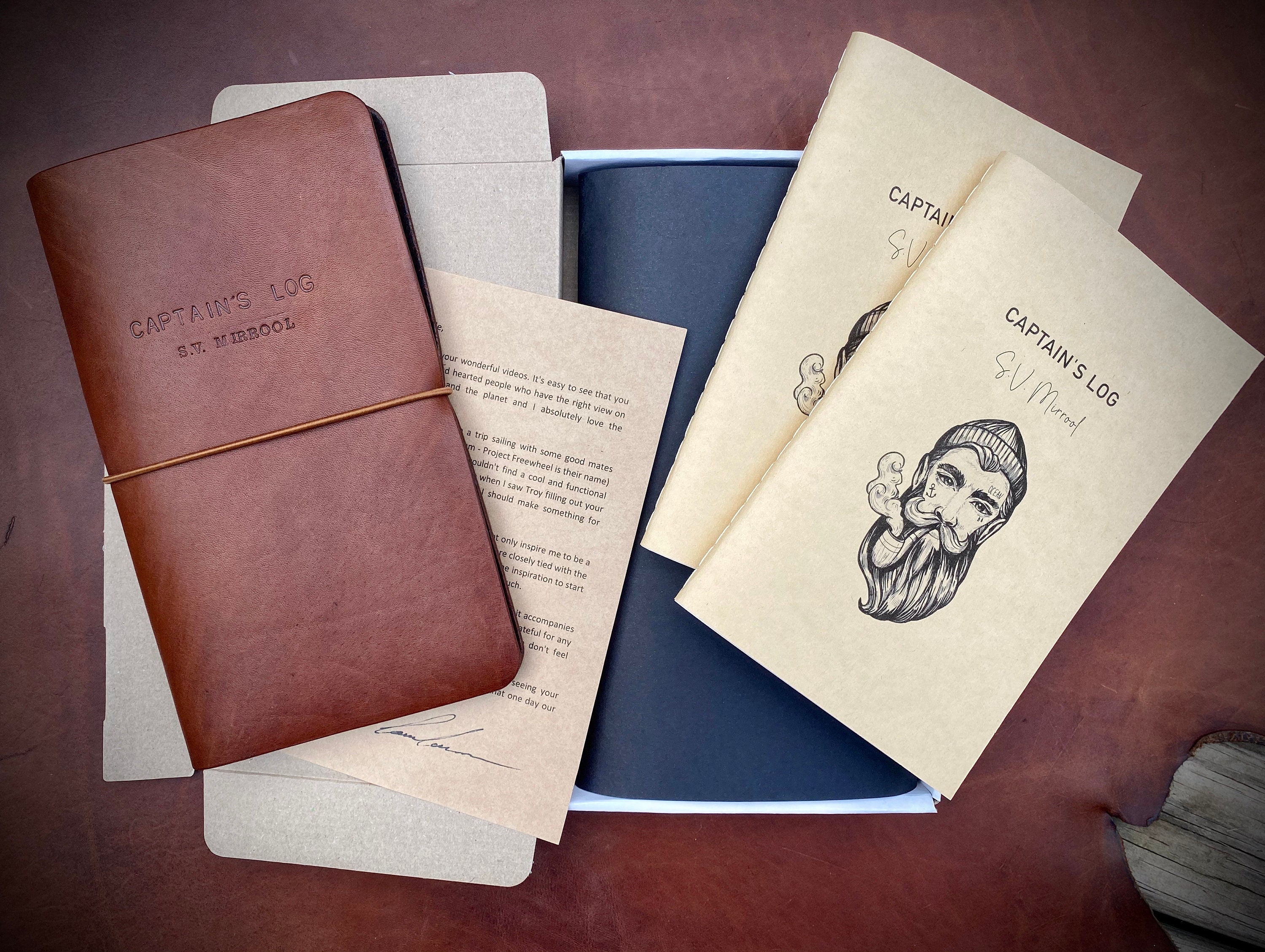 No.1 Captain's Log. Customised for Your Vessel. Handmade - Etsy