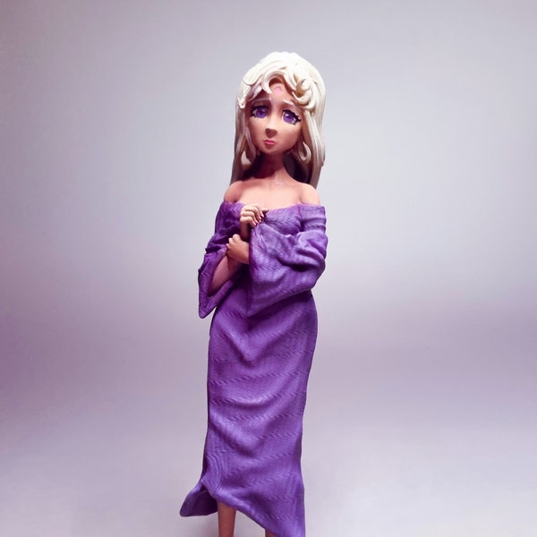 Amalthea aangepaste 3D-geprinte en geschilderde figuur The Last Unicorn Disney Princess bruiloft verjaardag Beauty Beast Art Fantasy