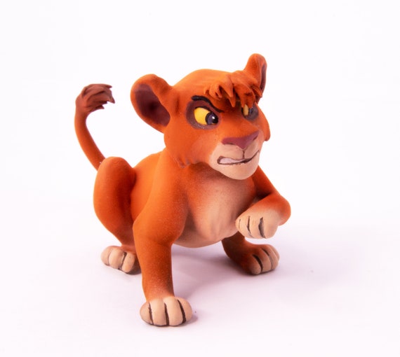 ヴィタニの子ライオンキング毛皮キアラ動物アートフィギュアミニチュア