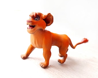 Vitani Lion King Kovu Furry Kiara Animal Art Figure Miniature Disney Simba Hakuna Matata handmade stand Scar wild nature