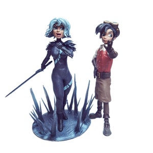 Cassandra und Varian Bundle The Tangle Serie Figur Cass Rapunzel lgbt Lesben bi merch Kunst Sammlerstück
