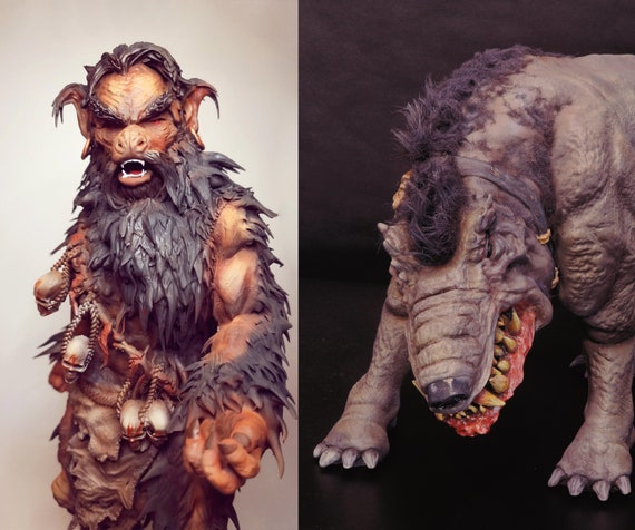 Gorax and Turok the Beast Bundle Teek Ewok Figure Animal the