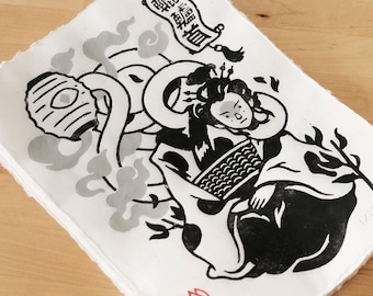 Stampa Rokurokubi Lino