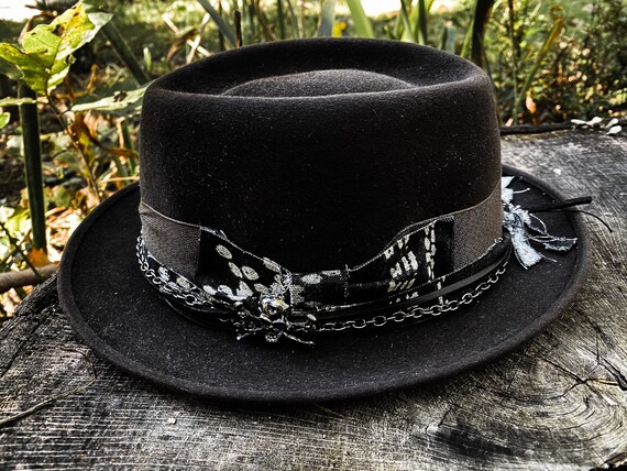 Vintage 1940’s reclaimed pork pie Fedora