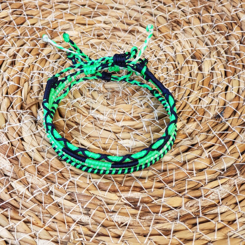 Special Gift Idea Unisex Adjustable Bracelets Multicolored Handcrafted Bracelets
