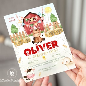 Barnyard Birthday EDITABLE Invitation | Farm Horse Birthday Invitation | 5x7 templett template, Evite for Smartphones | Invitation bundle