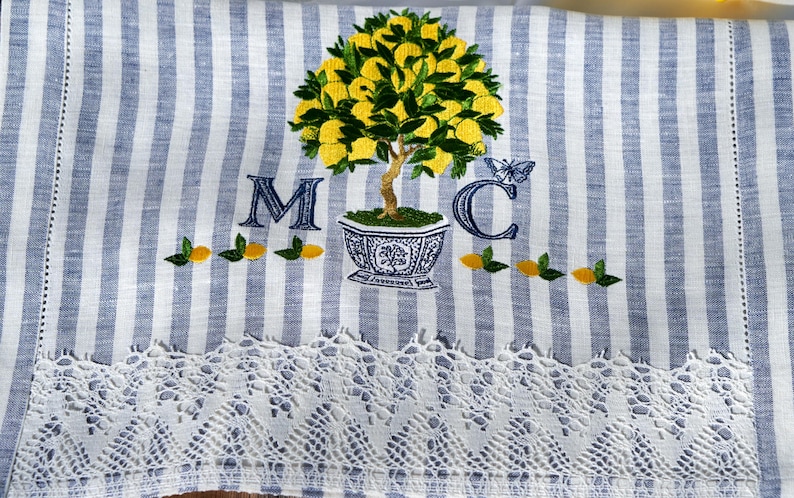Custom order tea towel.