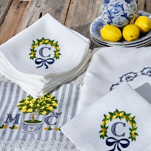 Custo order - tablecloth, tea towel and napkins.
