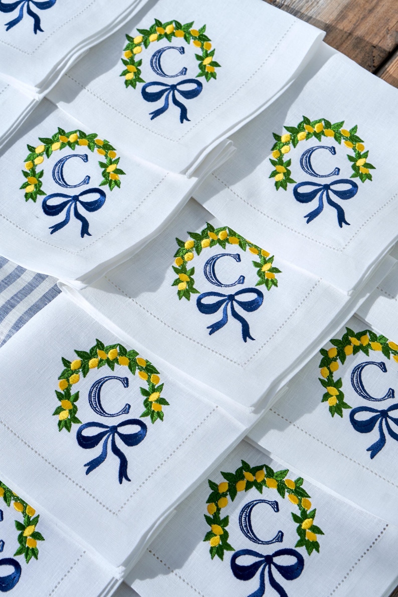 Custom order napkins.