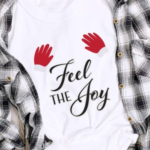 Feel the Joy Women's Naughty Christmas Adult SVG Design