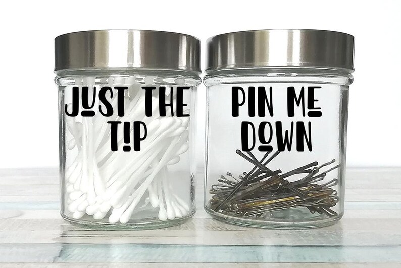 Funny Bathroom Jar Labels Adult SVG Design Bundle | so Fontsy - Etsy
