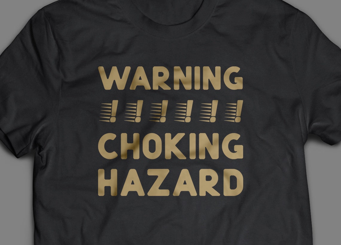 Warning Choking Hazard Funny Underwear SVG - Etsy Australia