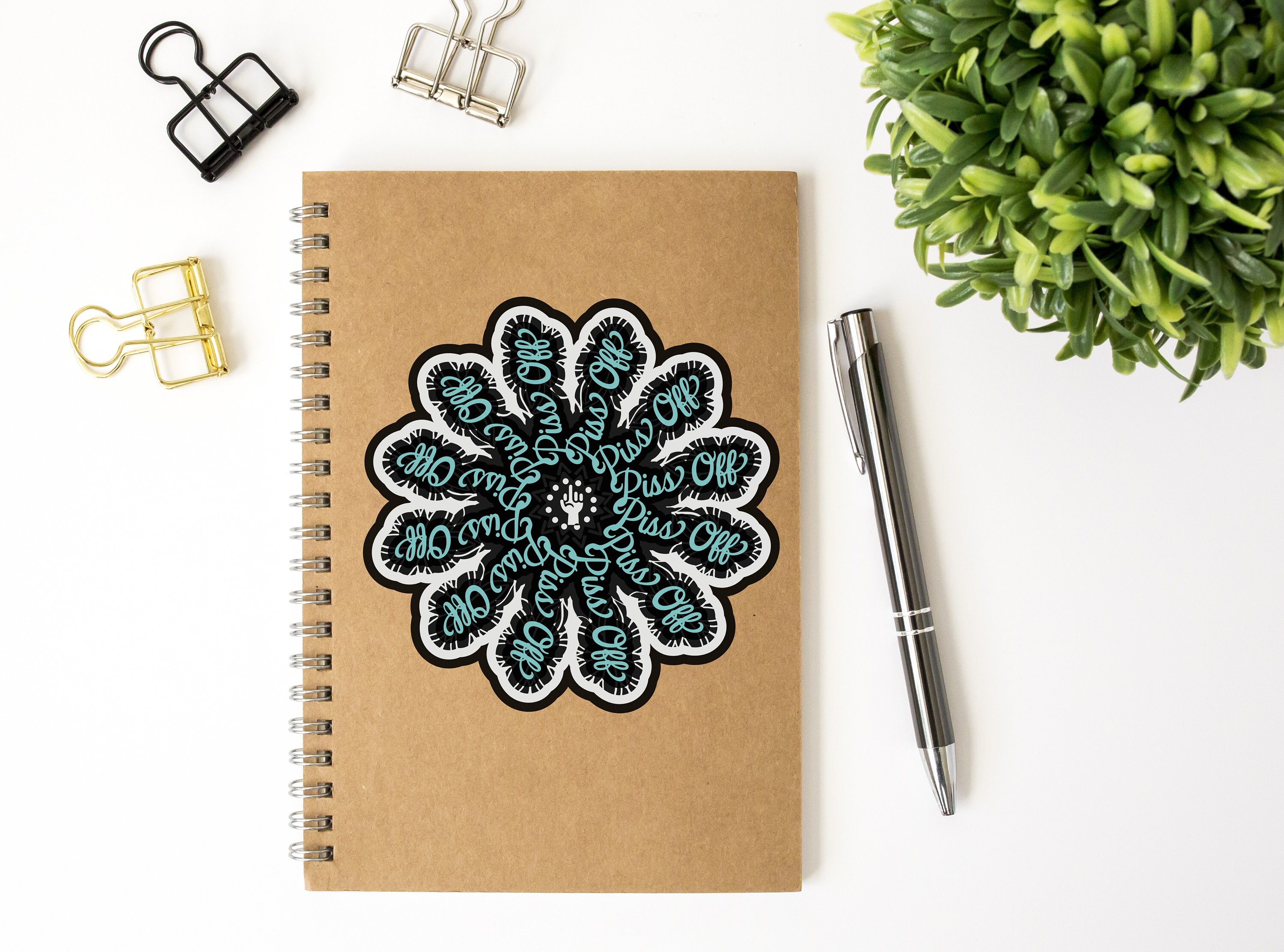 Mandala SVG Mature Cuss Word Mandala Cut File - Etsy Australia