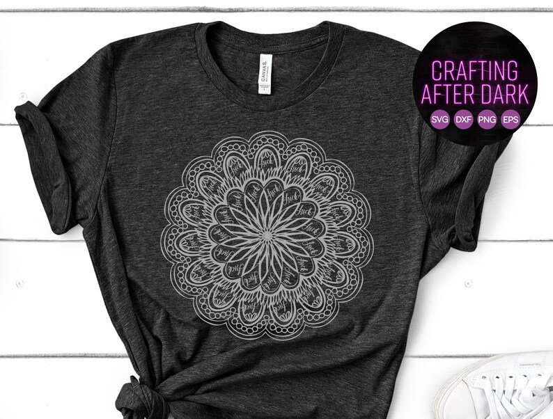 Download Dark Mandala SVG Bundle 6 Adult Mandala SVG Files | Etsy
