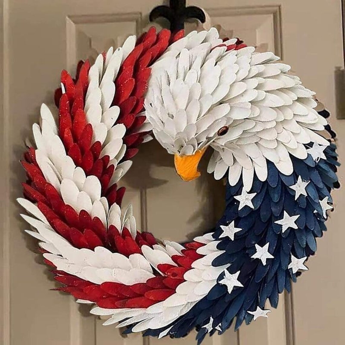 American Eagle Wreath Veteran Wreath Logo Custom Logo Etsy