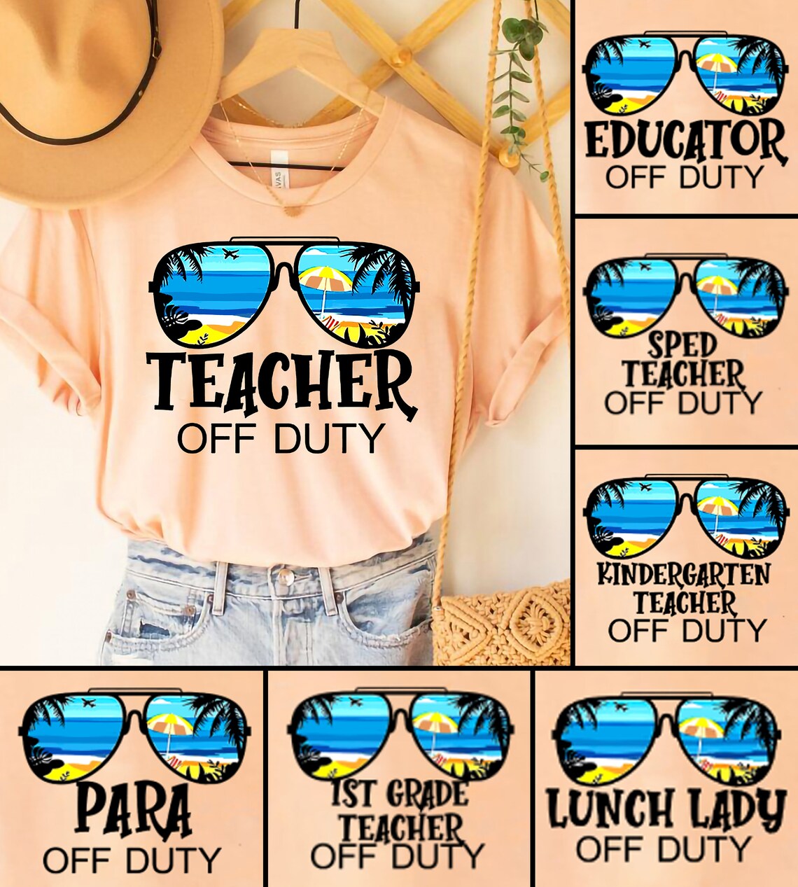 Teacher Off Duty Shirt Kindergarten Teacher Off Duty First Etsy