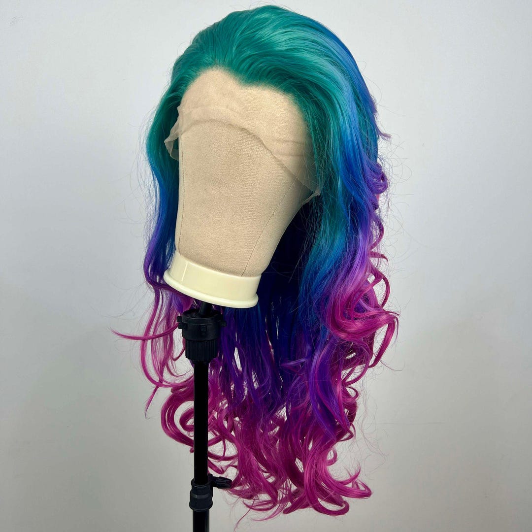 Rainbow Curl Wig main image 0