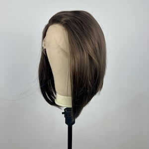 Chocolate Brown Concave Lace Front Wig | Synthetic Wigs | Cosplay Wigs | Drag Queen Wigs