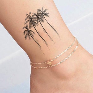 Mini temporary Tattoo / Palm Trees Tattoo / Beautiful Tattoo