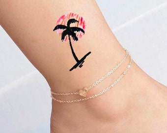 Tatuaje temporal de mini palmera