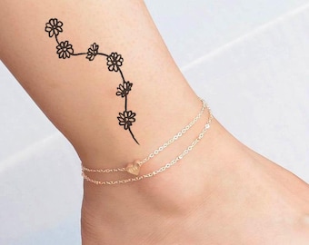 Mini temporary Tattoo / Flower Tattoo / Beautiful Tattoo