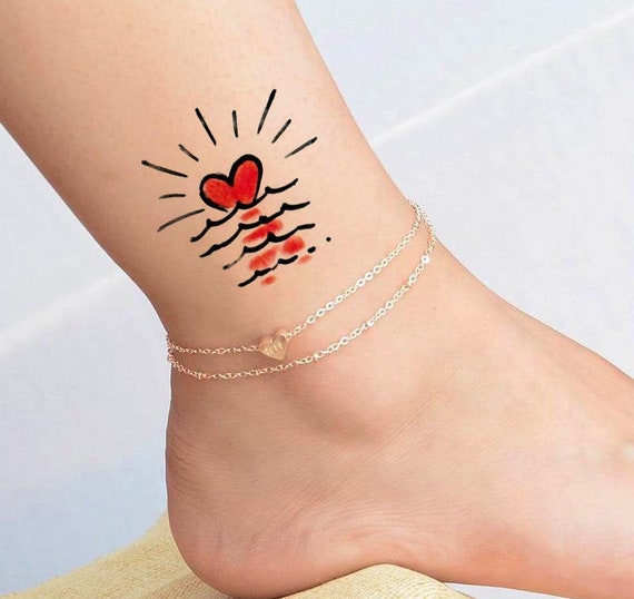 Temporary Tattoo Sticker Annular Wrist Tattoo Butterfly - Temu