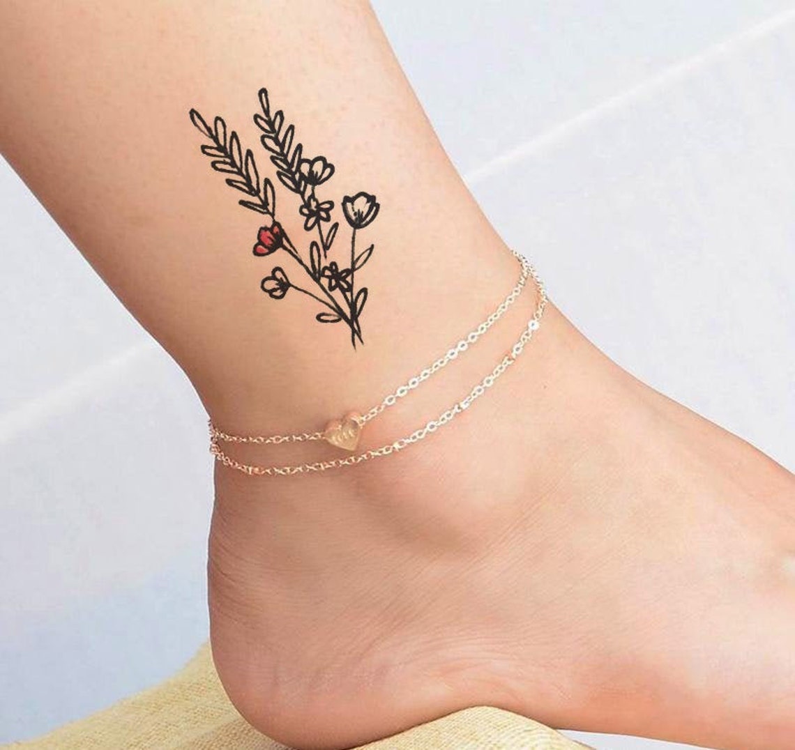 Mini Tattoos Blume