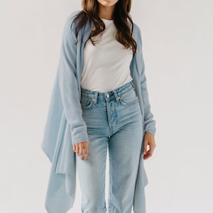 Gossamer Cashmere Wrap-Sweater