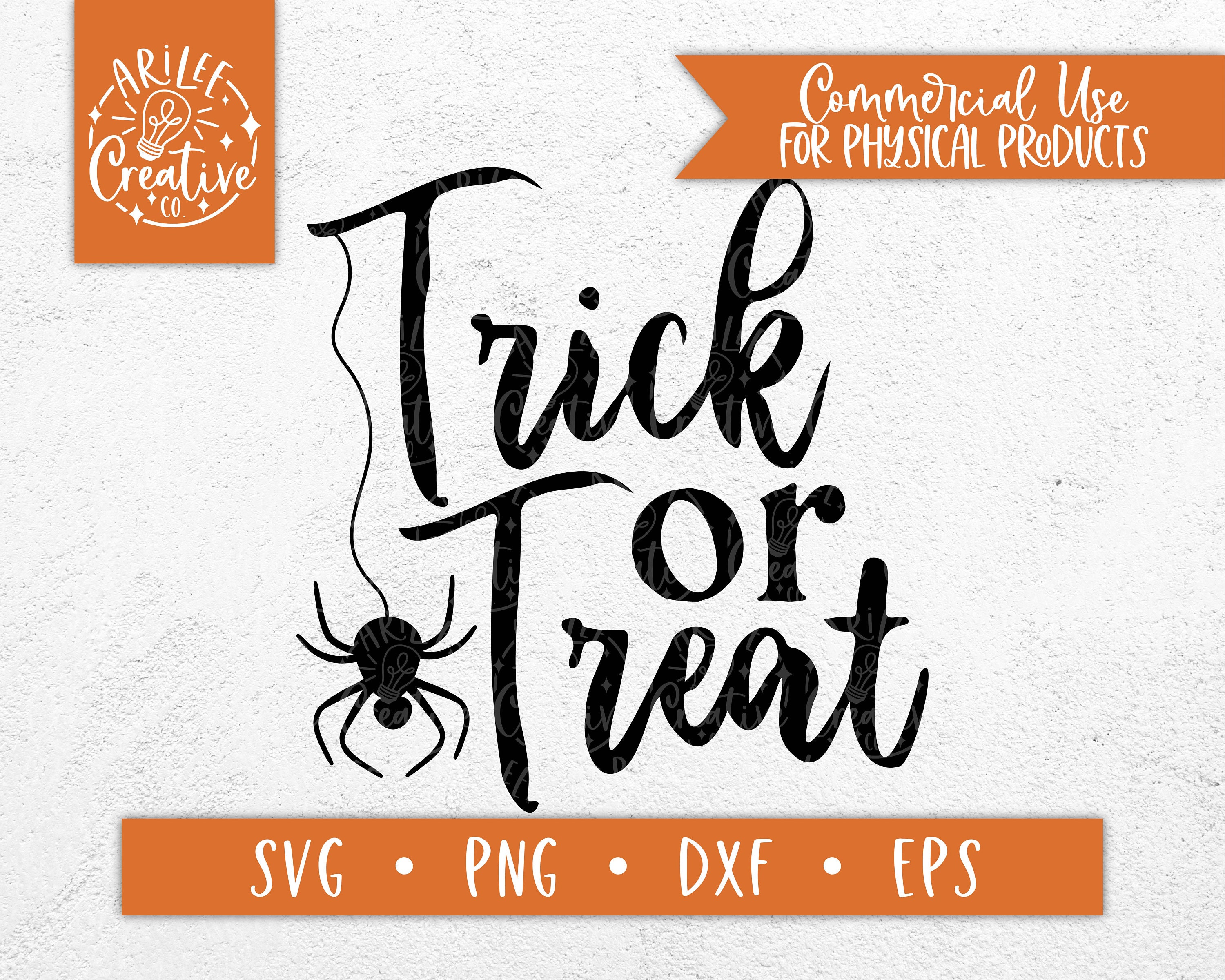 Trick or Treat SVG - Halloween SVG - Spider SVG - Halloween Svg Files ...