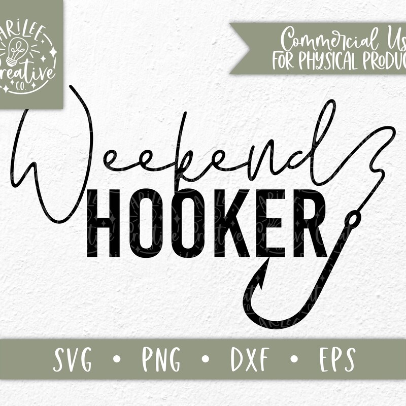 Weekend Hooker Svg - Etsy