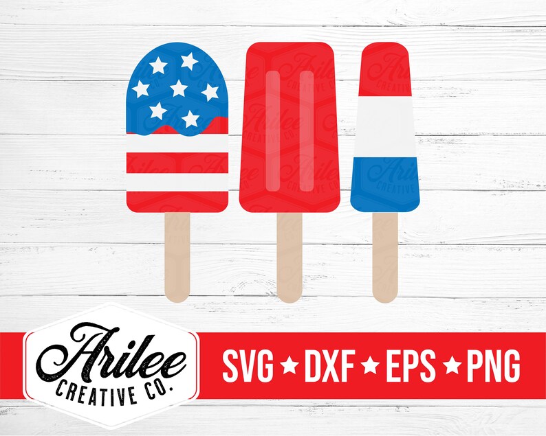 Download Patriotic Popsicles SVG Popsicle SVG 4th of July Popsicle ...