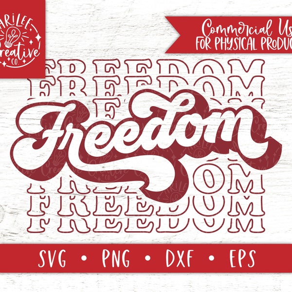 Freedom svg, retro 4th of july svg, vintage 4th of july svg, retro svg, retro png, Freedom png, patriotic png, patriotic svg, Vintage svg