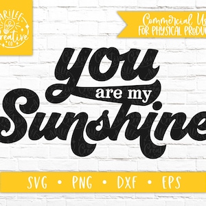 Eres mi Sunshine SVG - Sunshine SVG - Retro Summer Svg - Retro Svg - Vintage Svg - Retro SVG Cut File for Silhouette and Cricut