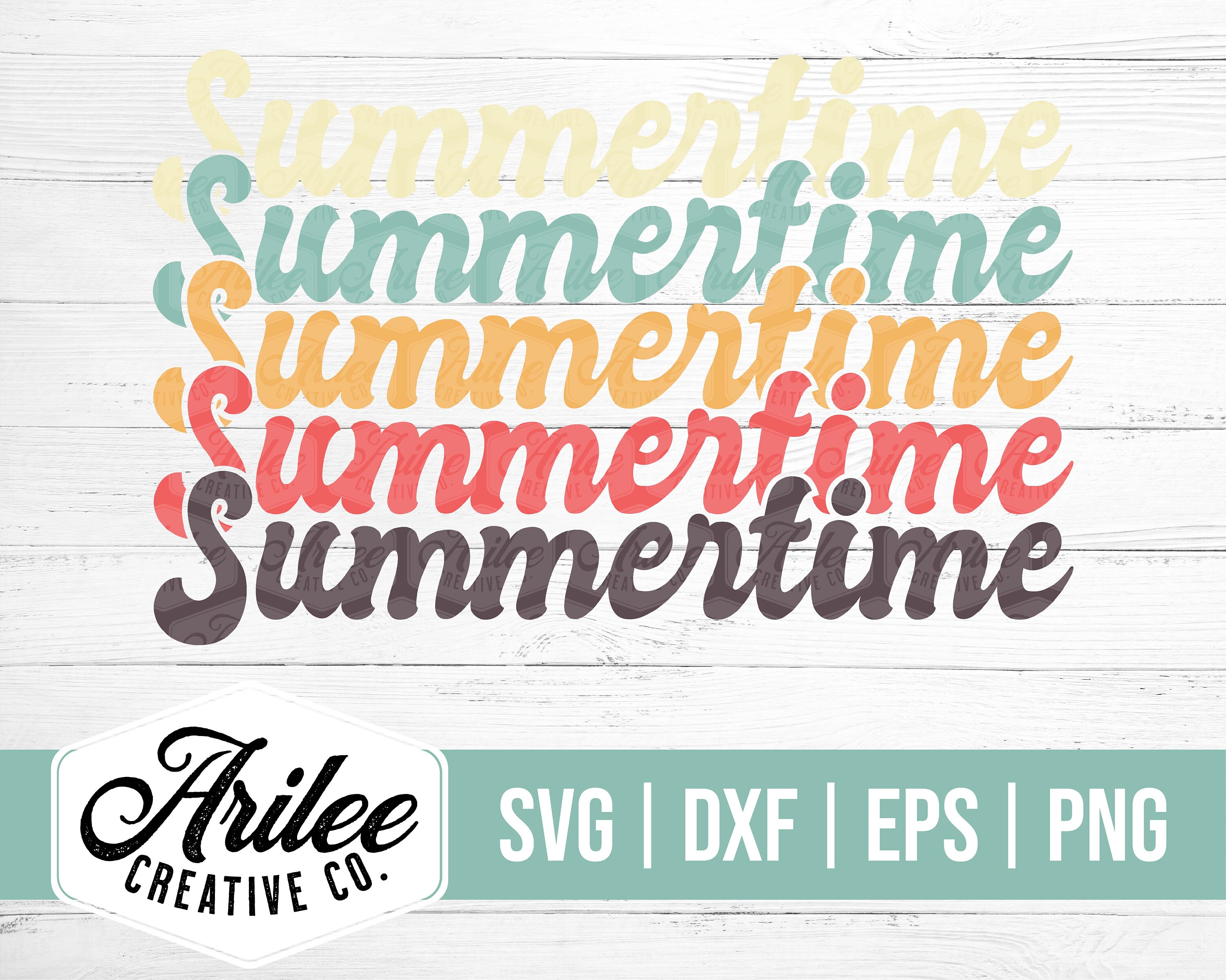 Download Vintage Summertime Svg Summertime Png Summer Cut Files For Etsy