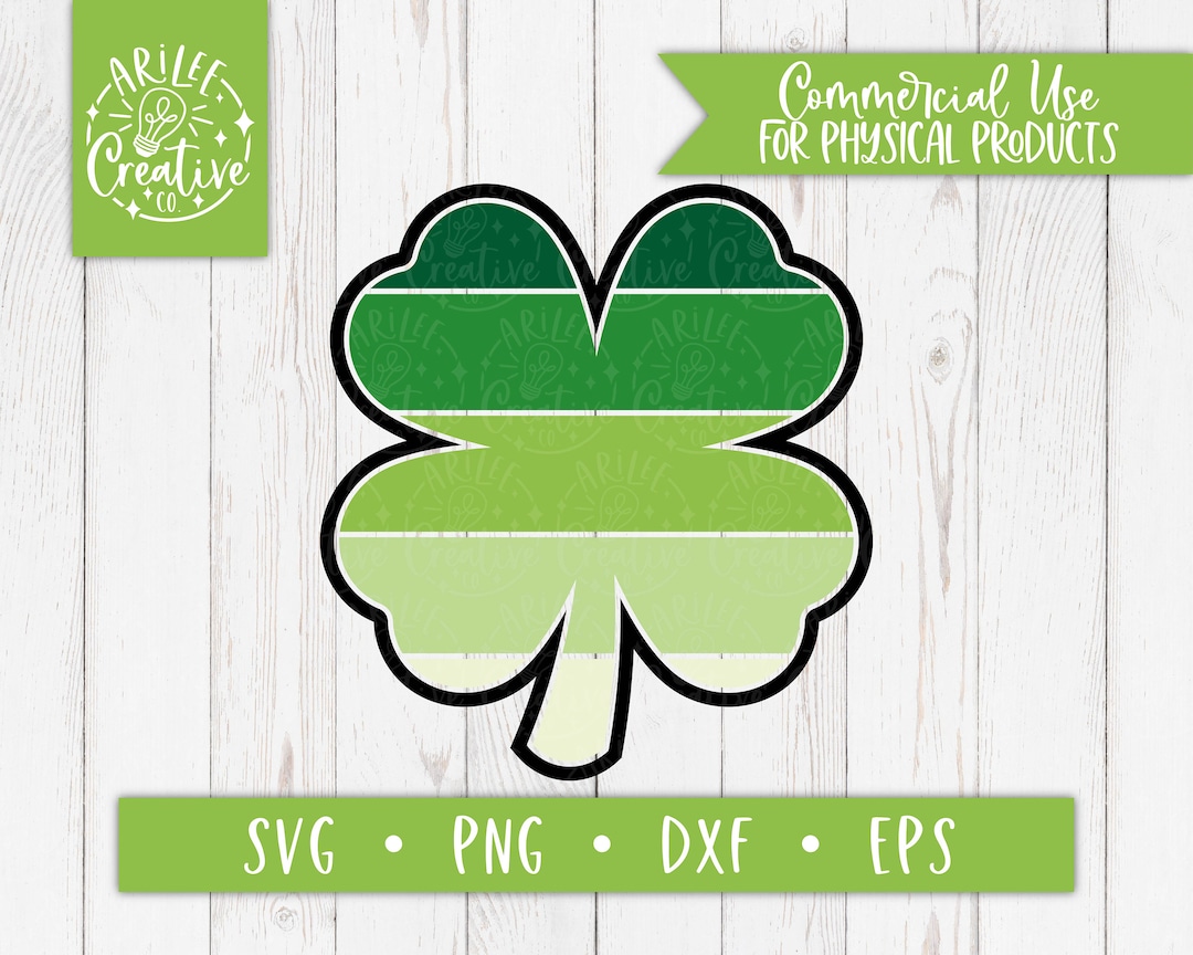 St Patricks Day SVG - Lucky Clover SVG - Lucky SVG Design - Shamrock ...