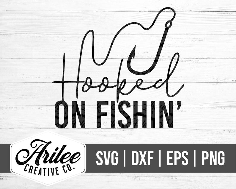 Download Hooked on Fishin SVG Hooked on Fishing SVG Hooked SVG | Etsy