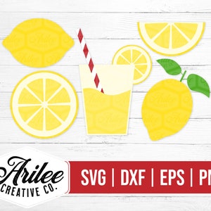 Lemon SVG Bundle - Lemonade SVG - Lemon SVG - Lemon Slice Svg - Lemon Clipart - Lemonade Clipart -  Lemon Bundle - Svg - Dxf - Eps - Png