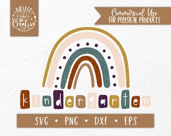 Kindergarten SVG - First Day of School SVG - School T-shirt Svg - Back to School Svg - Kids Shirt Svg - Kindergarten png Clipart