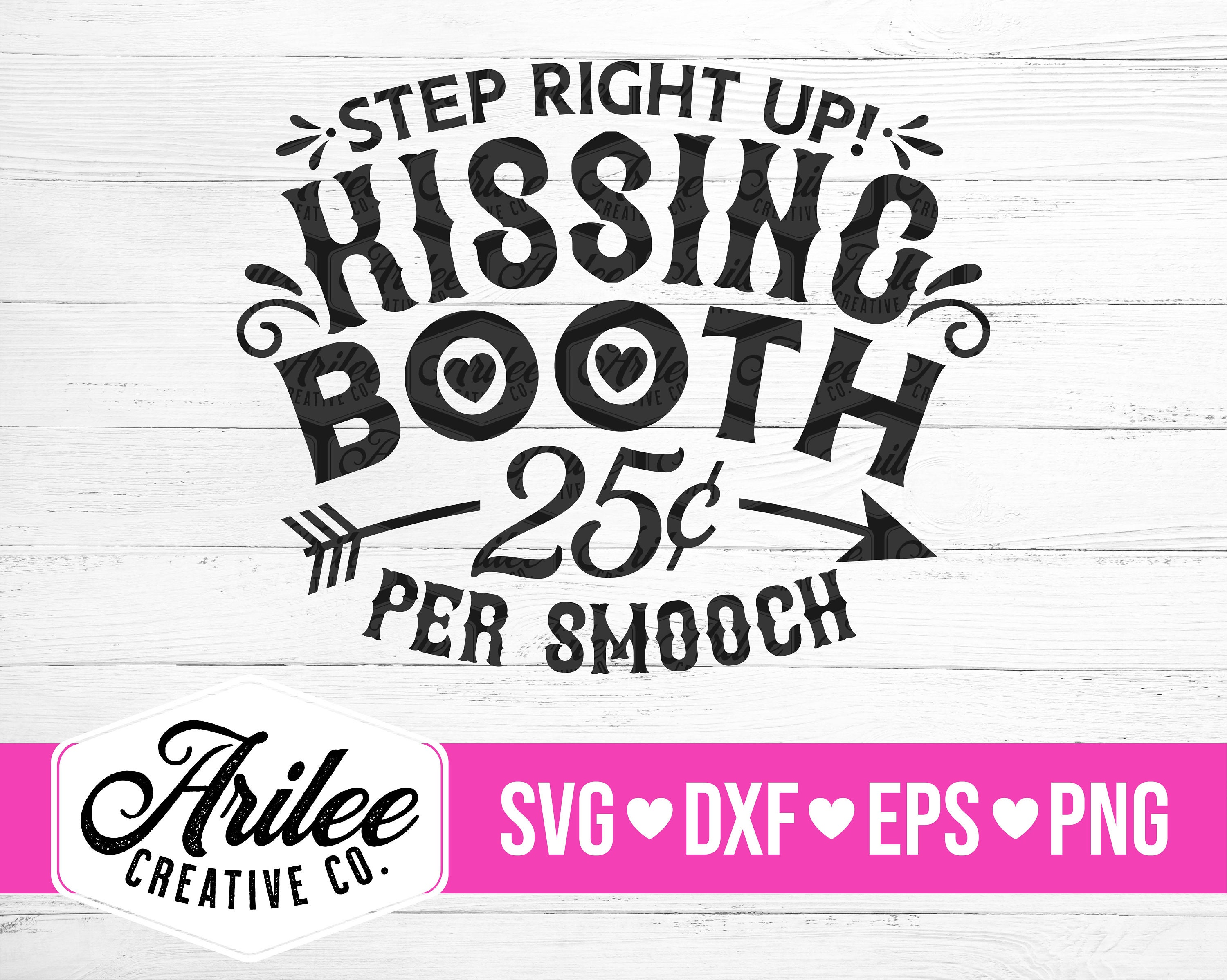 Download Kissing Booth Svg Valentines Day Svg Vintage Svg Cut File Etsy