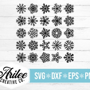 Snowflake SVG Bundle - Snowflakes SVG - Christmas SVG Bundle - Winter svg Bundle - Snowflake Clipart - Snowflake png - Winter Svg Files