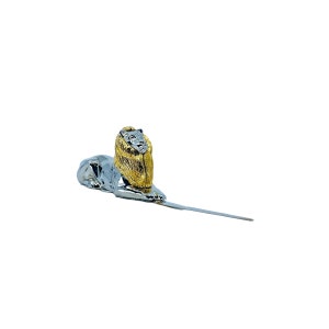 Heavy Silver & Gold Lion Letter Opener