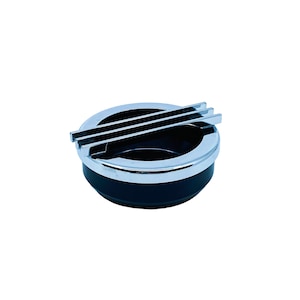 Vintage Chrome & Metal Ashtray