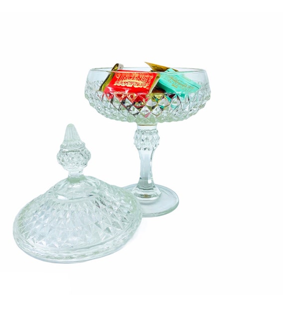 Large Glass Candy Dish / Stasher - image 3