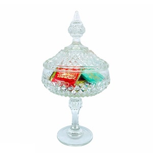 Large Glass Candy Dish / Stasher