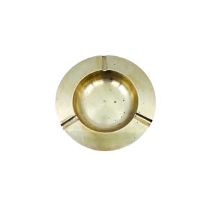 Vintage Heavy Solid Brass Ashtray